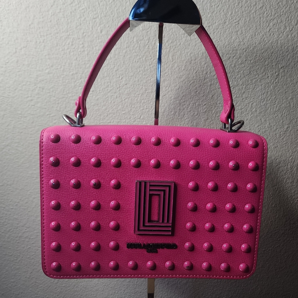 KARL LAGERFELD PARIS Simone Flap Crossbody - Picture 3 of 16